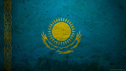 Misc Flag of Kazakhstan HD Desktop Wallpaper | Background Image