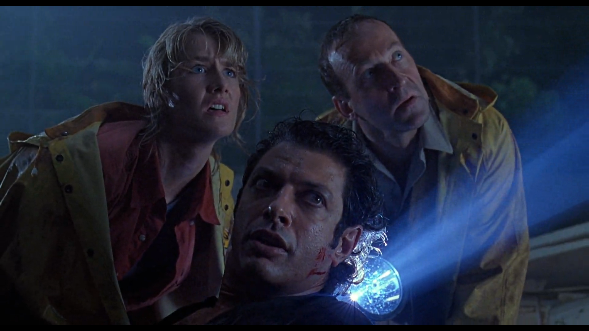 Download Bob Peck Jeff Goldblum Laura Dern Robert Muldoon Ian Malcolm Ellie Sattler Movie Jurassic Park HD Wallpaper