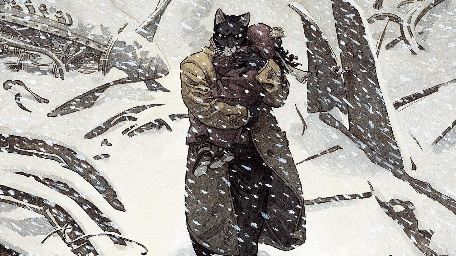 Download John Blacksad Comic Blacksad HD Wallpaper
