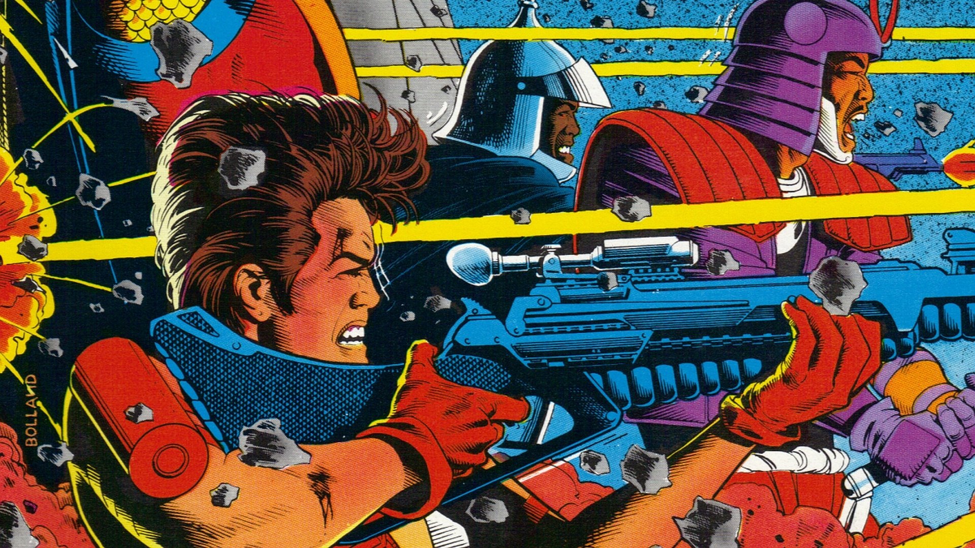 Download Comic Camelot 3000 HD Wallpaper