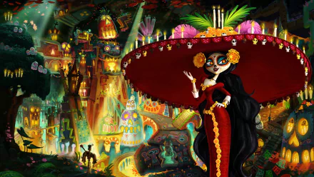 Manolo (The Book of Life) La Muerte (The Book of Life) movie The Book of Life HD Desktop Wallpaper | Background Image