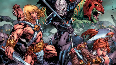 Comic He-Man and the Masters of the Universe HD Desktop Wallpaper | Background Image