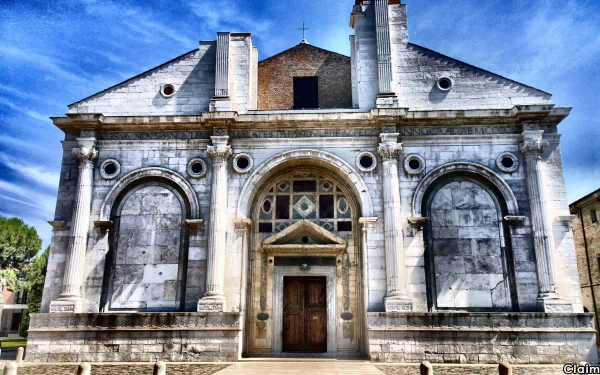 duomo Rimini Italy religious Tempio Malatestiano HD Desktop Wallpaper | Background Image