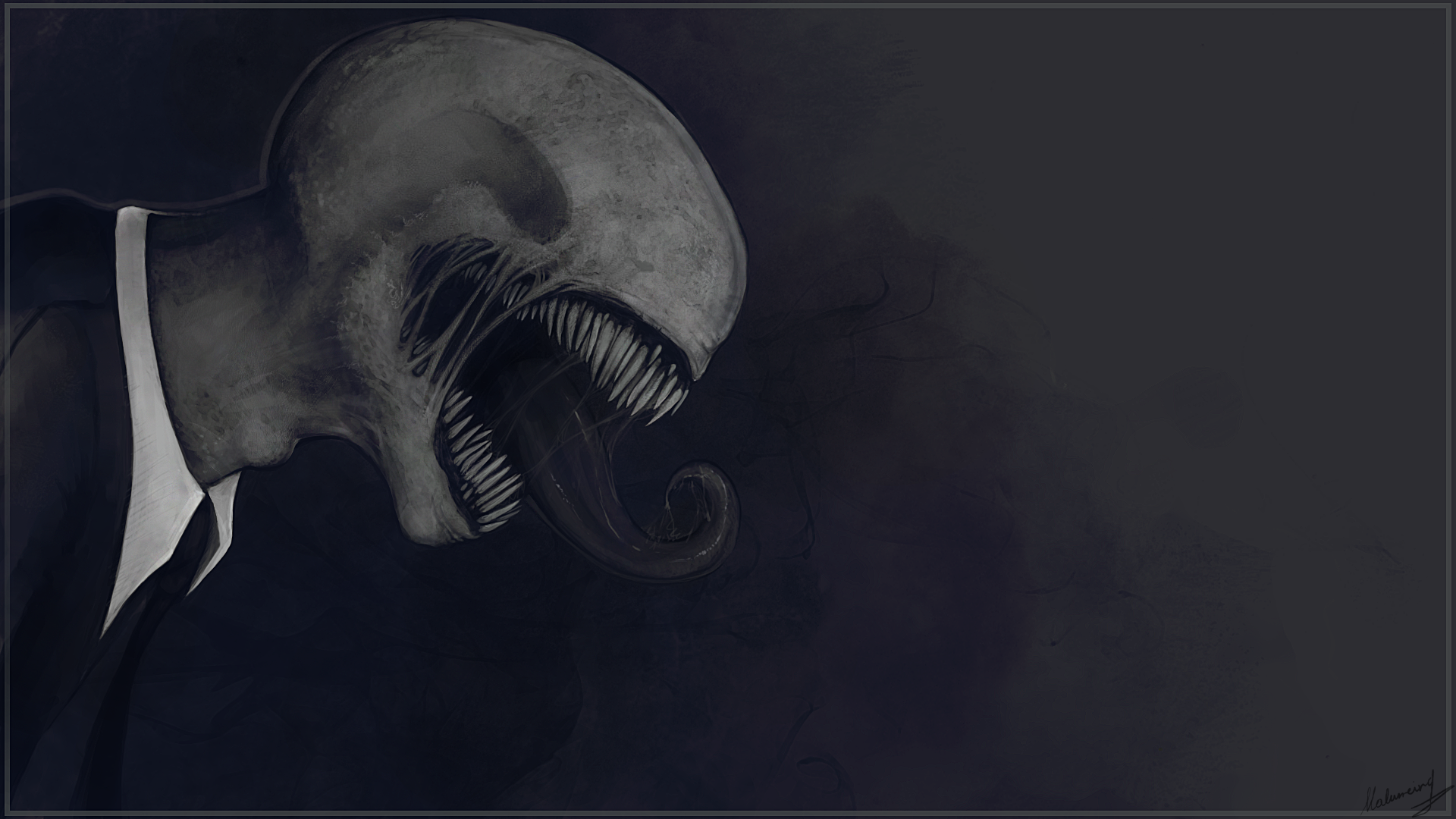 slender man wallpaper 1080p