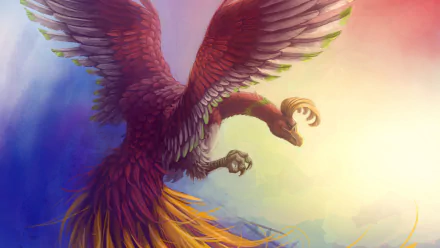 Ho-oh (Pokémon) video game Pokémon: Gold and Silver HD Desktop Wallpaper | Background Image