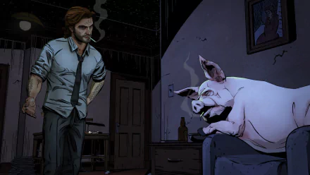 Bigby Wolf video game The Wolf Among Us HD Desktop Wallpaper | Background Image