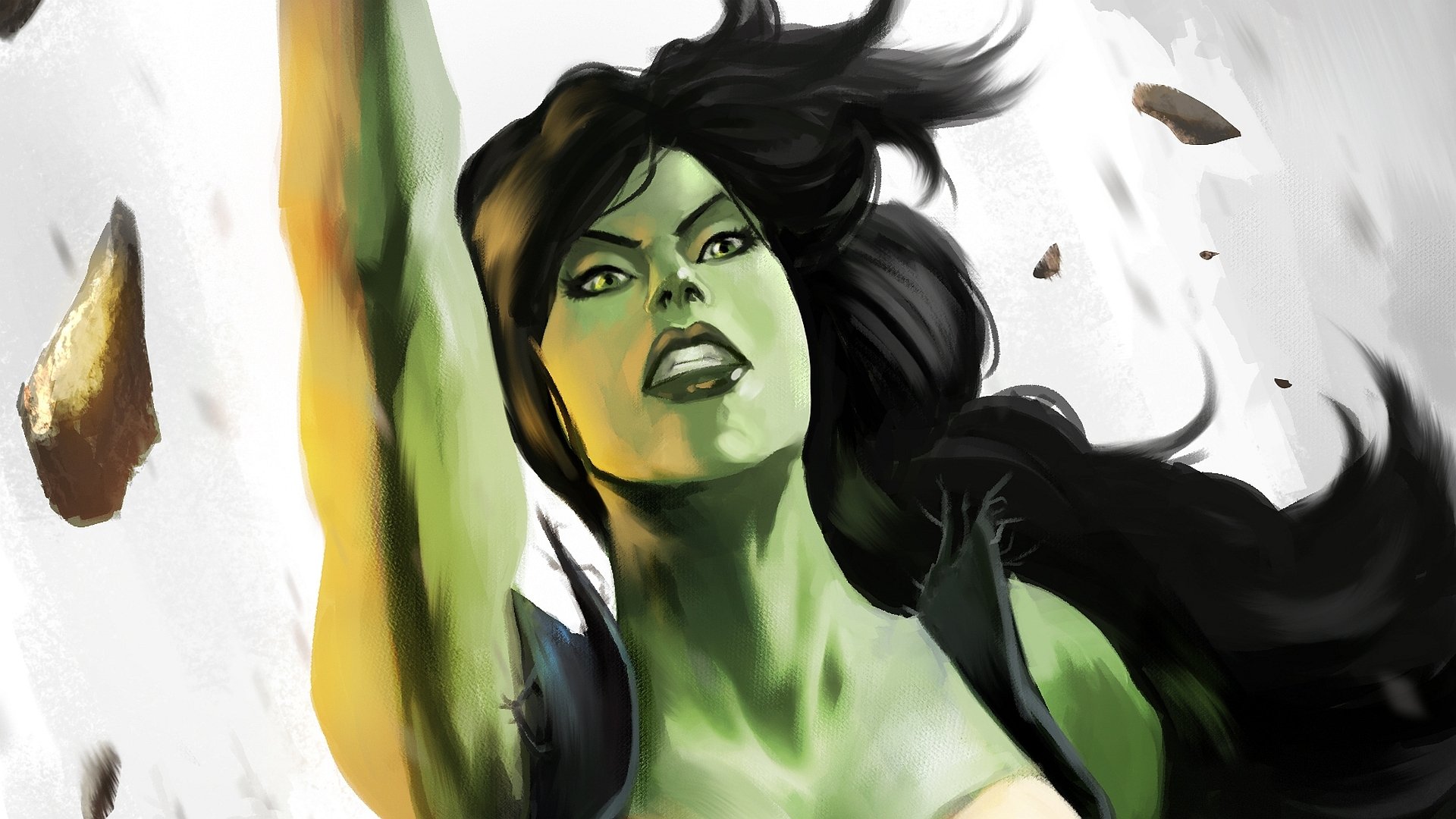1920x1080 She-Hulk Wallpaper Background Image. 