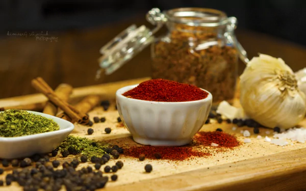 macro colorful spices food Herbs and Spices HD Desktop Wallpaper | Background Image