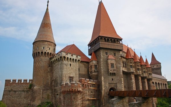Man Made Corvin Castle Castles Romania HD Wallpaper | Background Image