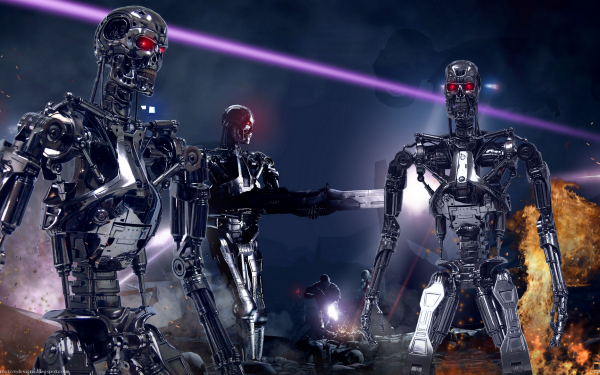 Movie The Terminator Terminator T800 Endoskeleton HD Wallpaper | Background Image