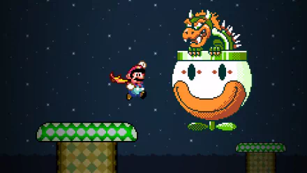 video game Super Mario World HD Desktop Wallpaper | Background Image