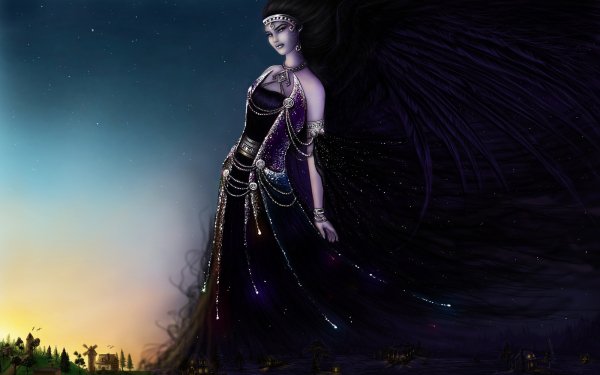Fantasy Women Night HD Wallpaper | Background Image