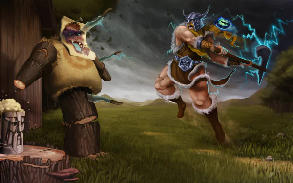 Olaf (League Of Legends) video game League Of Legends HD Desktop Wallpaper | Background Image