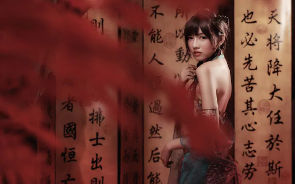 Taiwanese asian woman Ka Ka HD Desktop Wallpaper | Background Image