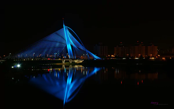  Seri Wawasan Bridge,Putrajaya in Reflection by Haryth Hayqal