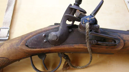 man made flintlock rifle HD Desktop Wallpaper | Background Image