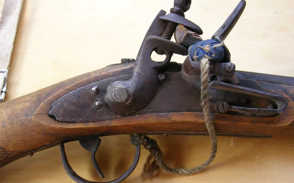 man made flintlock rifle HD Desktop Wallpaper | Background Image