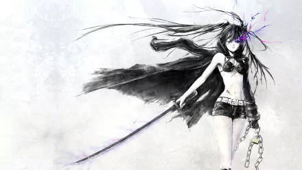 Insane Black Rock Shooter Anime Black Rock Shooter HD Desktop Wallpaper | Background Image