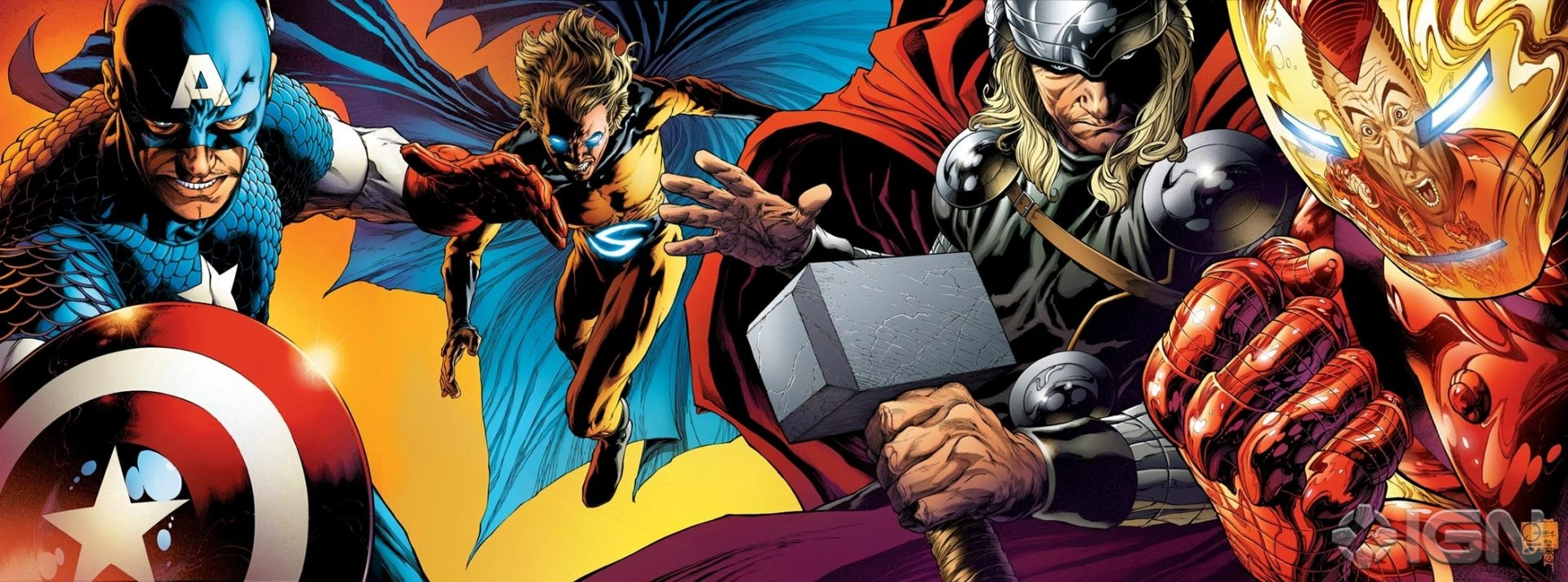 Download Sentry (Marvel Comics) Iron Man Thor Captain America Comic Avengers Wallpaper