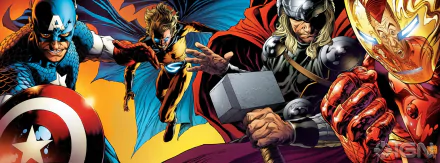 Sentry (Marvel Comics) Iron Man Thor Captain America Comic Avengers HD Desktop Wallpaper | Background Image