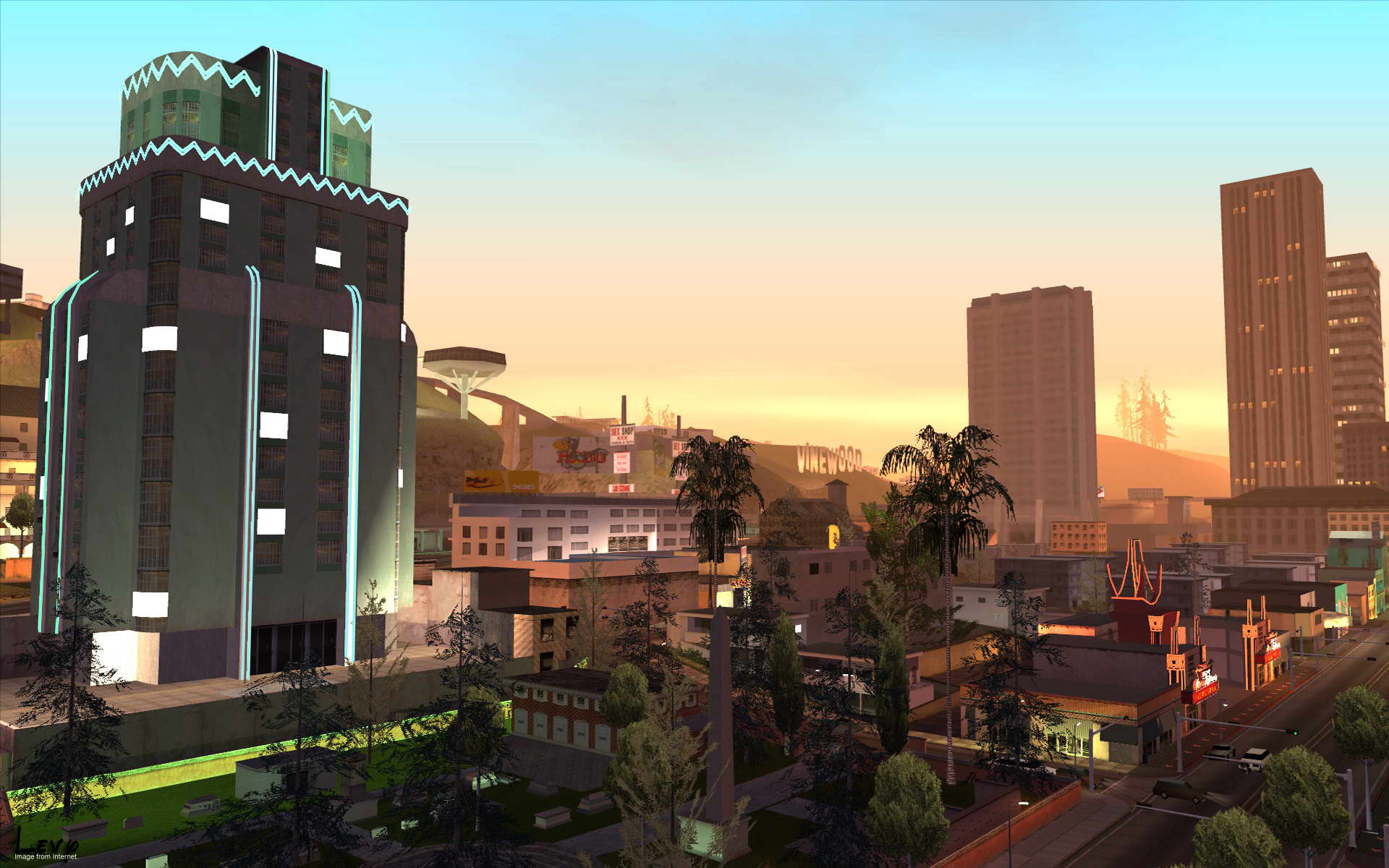 GTA: San Andreas Cityscape HD Wallpaper