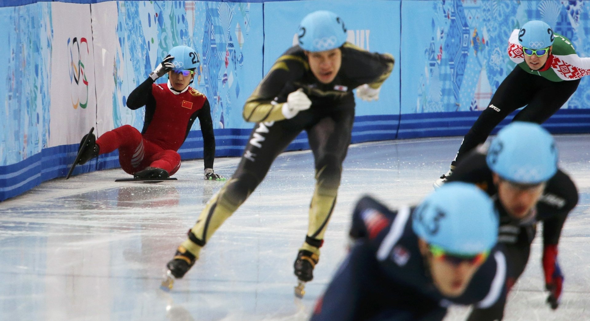 Download Speed Skating Sports HD Wallpaper