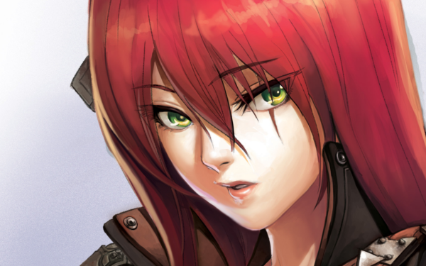 Video Game League Of Legends Katarina Red Hair Scar Armor HD Wallpaper | Background Image