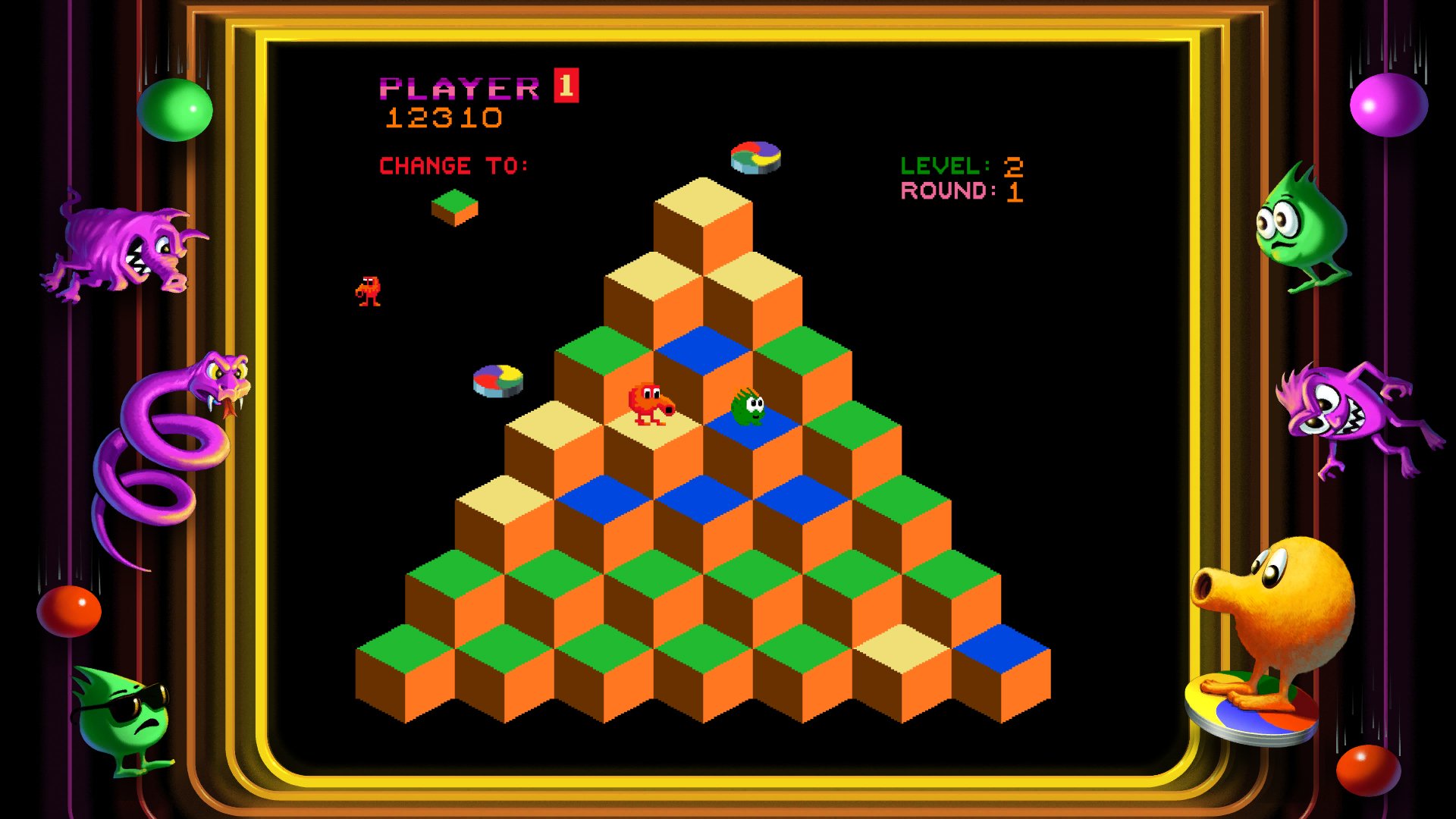 Download Video Game Q*bert HD Wallpaper
