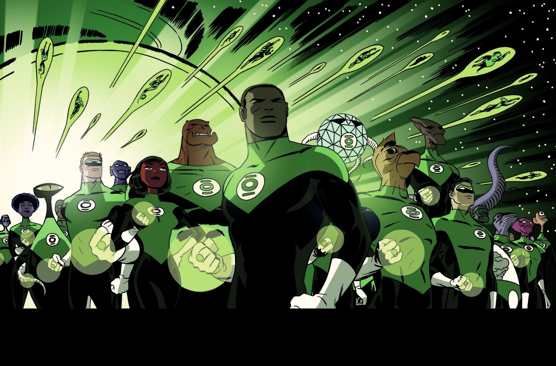 Download Comic Green Lantern HD Wallpaper