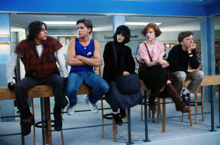 Anthony Michael Hall Brian Ralph Johnson Molly Ringwald Claire Standish Ally Sheedy Allison Reynolds Emilio Estevez Andrew Clarke Judd Nelson John Bender movie The Breakfast Club HD Desktop Wallpaper | Background Image