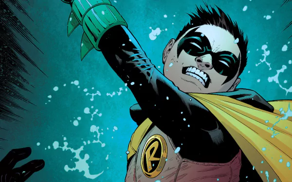 Damian Wayne Robin (DC Comics) Comic HD Desktop Wallpaper | Background Image