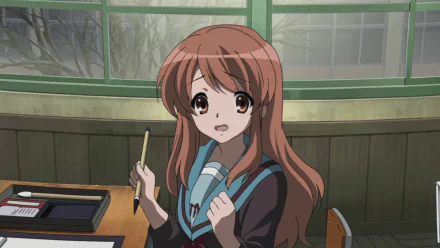 Mikuru Asahina Anime The Melancholy of Haruhi Suzumiya HD Desktop Wallpaper | Background Image