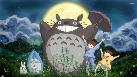 Mini Totoro (My Neighbor Totoro) Satsuki Kusakabe Mei Kusakabe Totoro (My Neighbor Totoro) Anime My Neighbor Totoro HD Desktop Wallpaper | Background Image