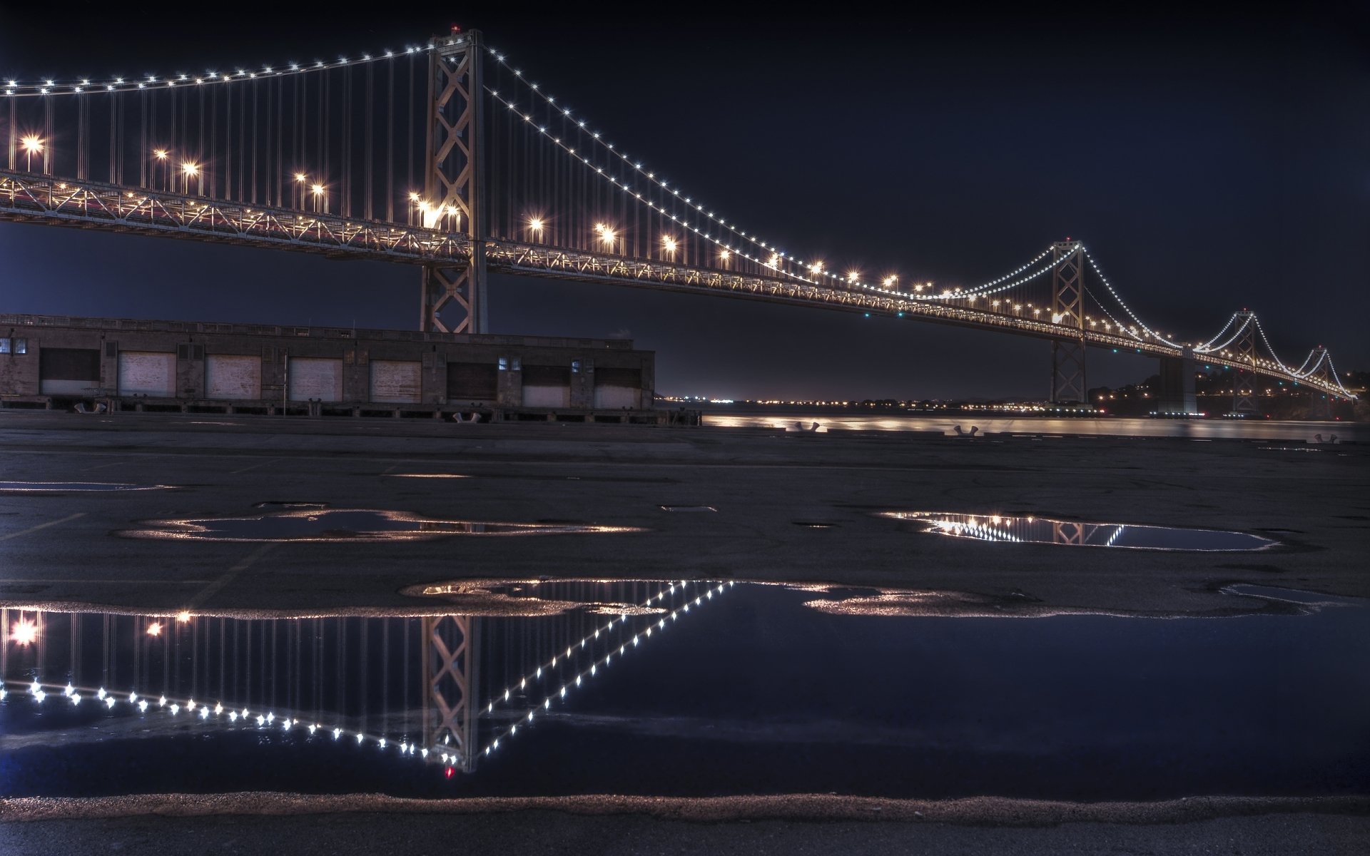 Download San Francisco Bridge Bay Man Made Bay Bridge HD Wallpaper