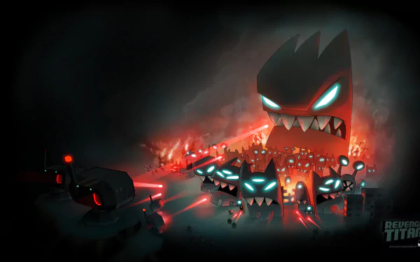 video game Revenge of the Titans HD Desktop Wallpaper | Background Image