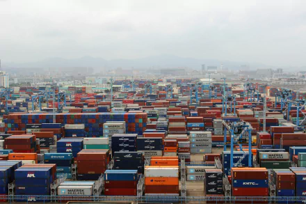 man made Container terminal HD Desktop Wallpaper | Background Image