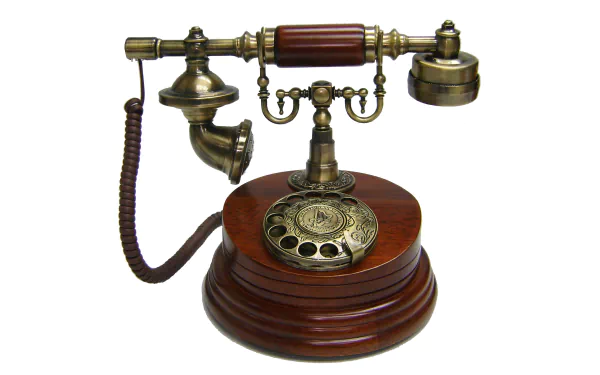 telephone old antique technology phone HD Desktop Wallpaper | Background Image