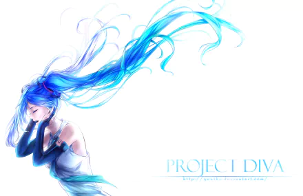 Hatsune Miku Anime Vocaloid HD Desktop Wallpaper | Background Image