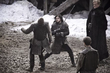 Owen Teale Alliser Thorne Kit Harington Jon Snow TV Show Game Of Thrones HD Desktop Wallpaper | Background Image