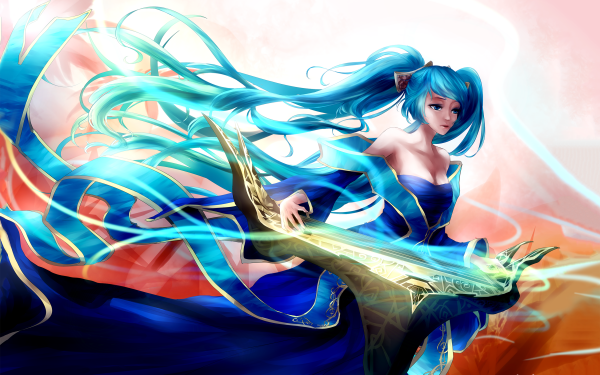 Video Game League Of Legends Sona Demacia HD Wallpaper | Background Image