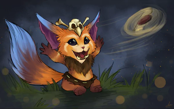 Gnar (League Of Legends) video game League Of Legends HD Desktop Wallpaper | Background Image