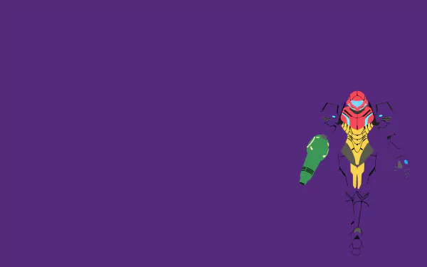 minimalist Super Smash Bros. Nintendo Samus Aran video game Super Smash Bros. for Nintendo 3DS and Wii U Minimalist Gaming HD Desktop Wallpaper | Background Image