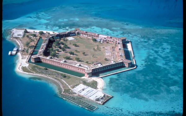 man made Fort Jefferson HD Desktop Wallpaper | Background Image