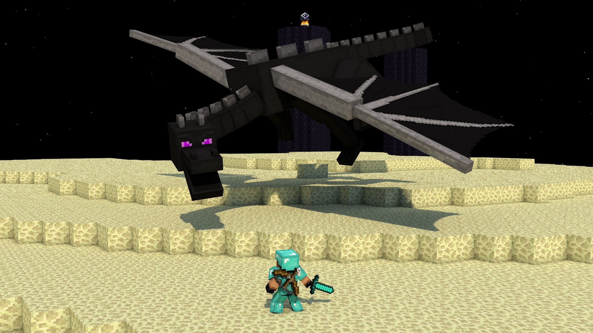 minecraft ender dragon backgrounds