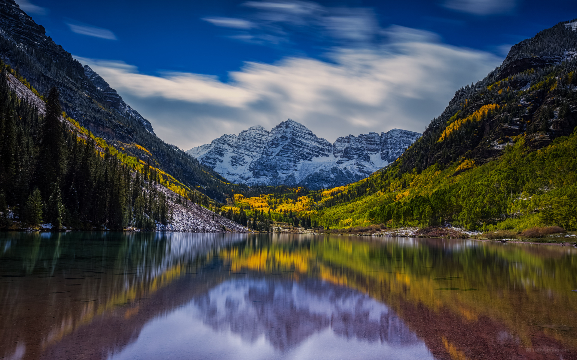 Fall at Maroon Bells by Toby Harriman