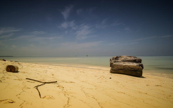 Earth Beach Indonesia Tropics Borneo Sky East Kalimantan Province HD Wallpaper | Background Image
