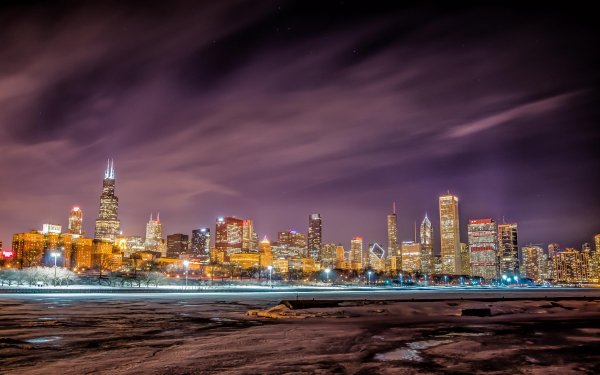 Man Made Chicago Cities United States HD Wallpaper | Background Image
