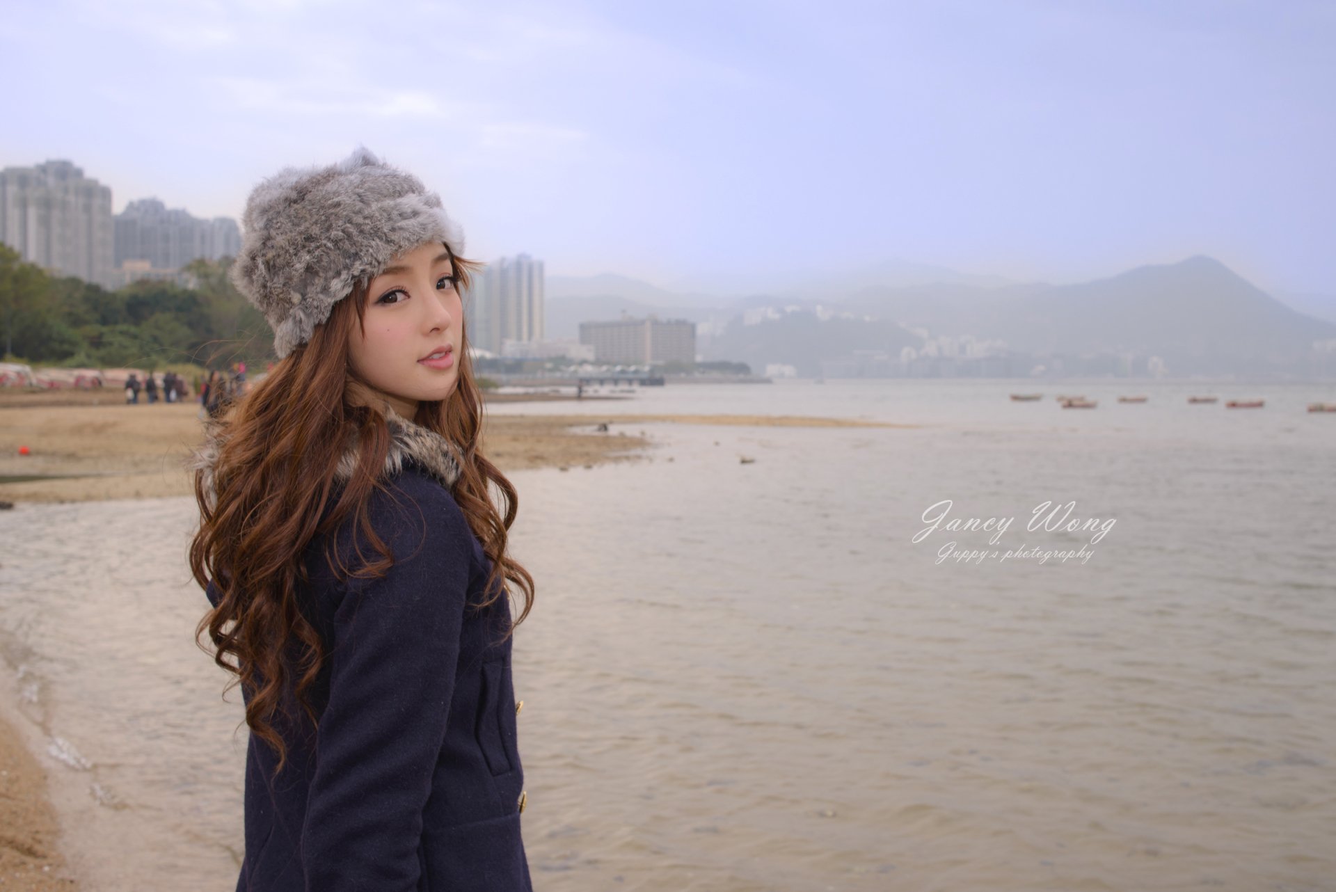 Download Hong Kong Cap Chinese Asian Model Woman Jancy Wong HD Wallpaper