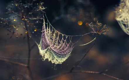 photography spider web HD Desktop Wallpaper | Background Image