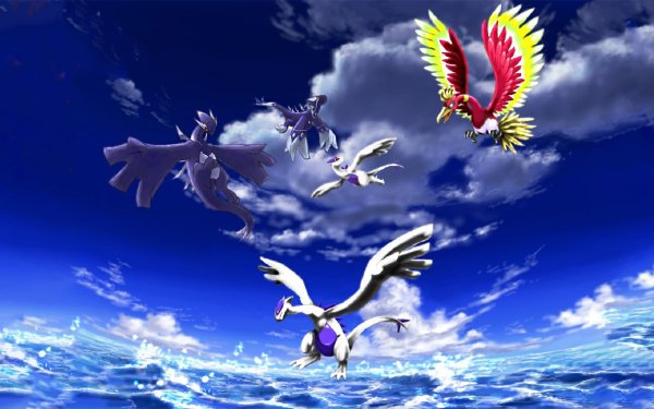 Anime Pokémon Lugia Ho-oh HD Wallpaper | Background Image